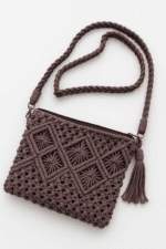 Diamond Knot Pattern Sling Bag