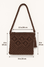 Diamond Knot Pattern Sling Bag