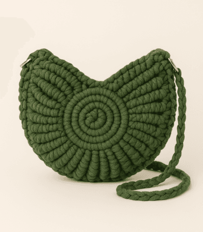 Spiral Knot Macrame Bag