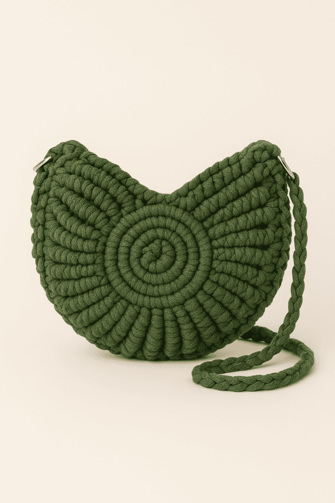 Spiral Knot Macrame Bag